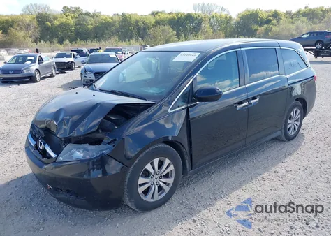 2017 Honda Odyssey Se z USA, uszkodzony, nr VIN 5FNRL5H39HB025860
